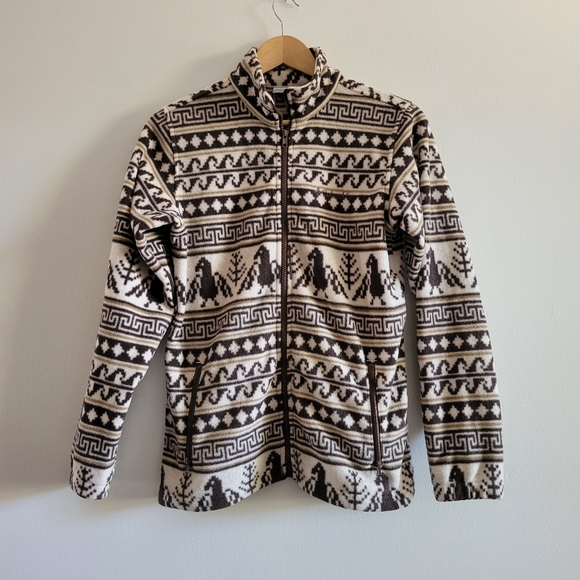 COLUMBIA | Womens Large Fleece Zip Jacket - Picture 2 of 6